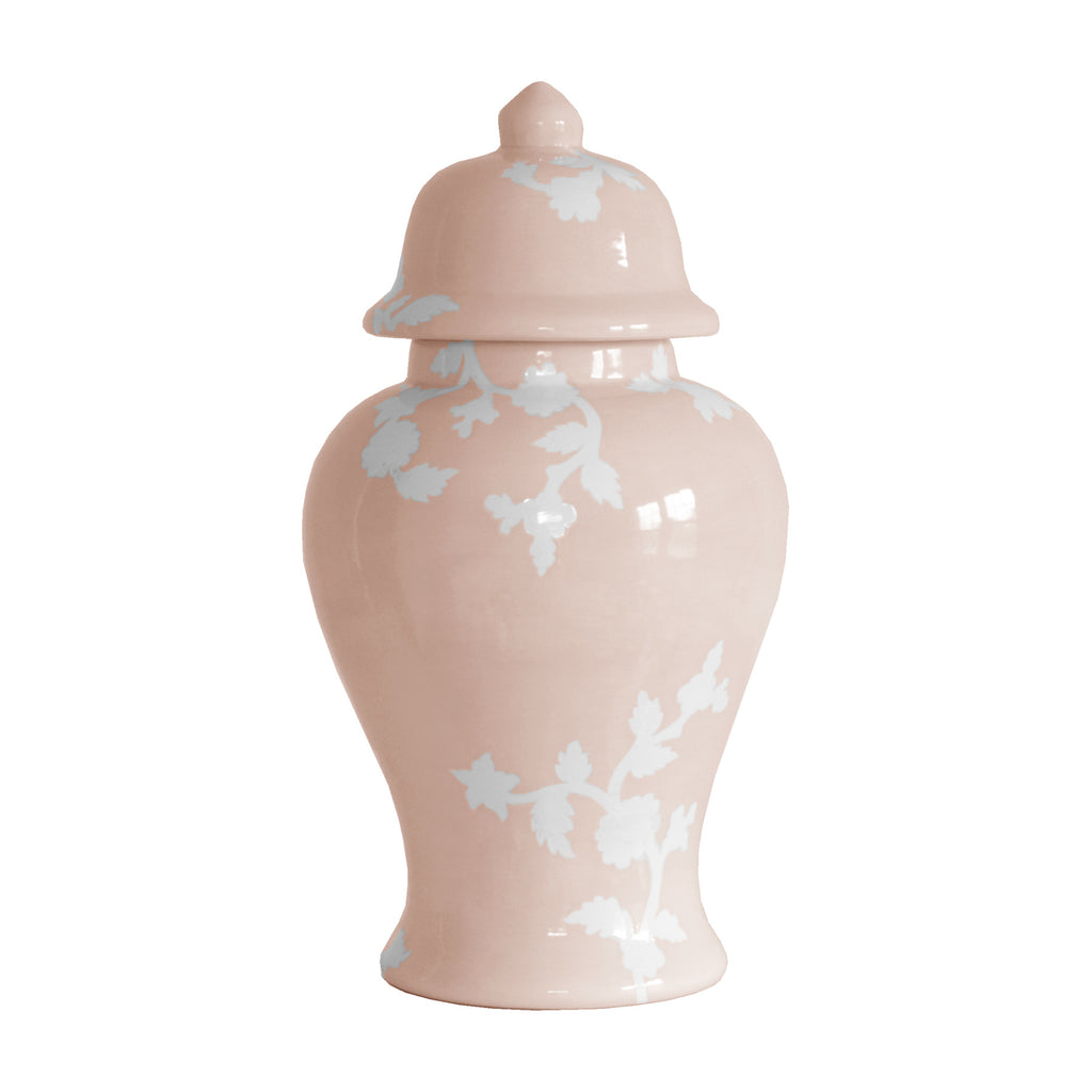 Chinoiserie Ginger Jar Palm Swag with authentic Pink Bow Personalized Napkins and Guest Towels | Bridal Shower | Entertaining