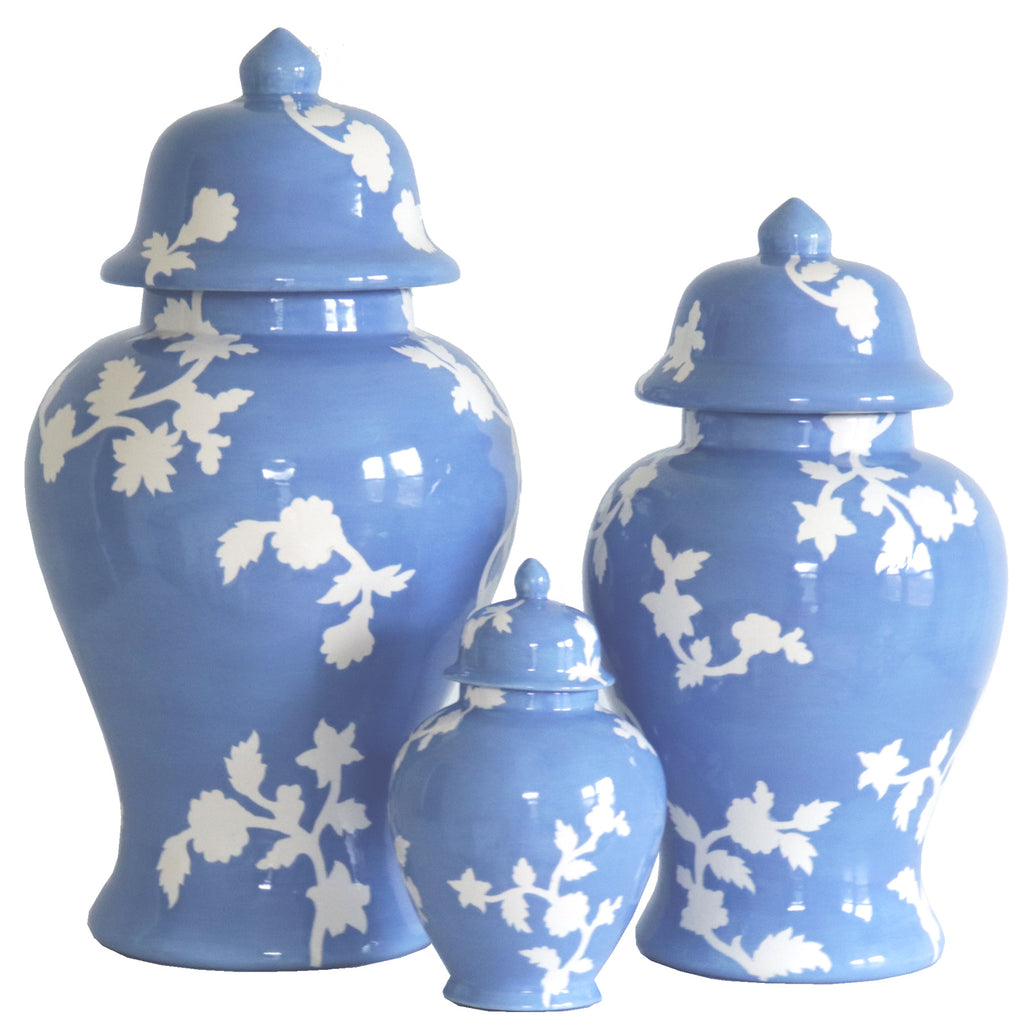 Chinoiserie Dreams Ginger Jars in French Blue Lo Home