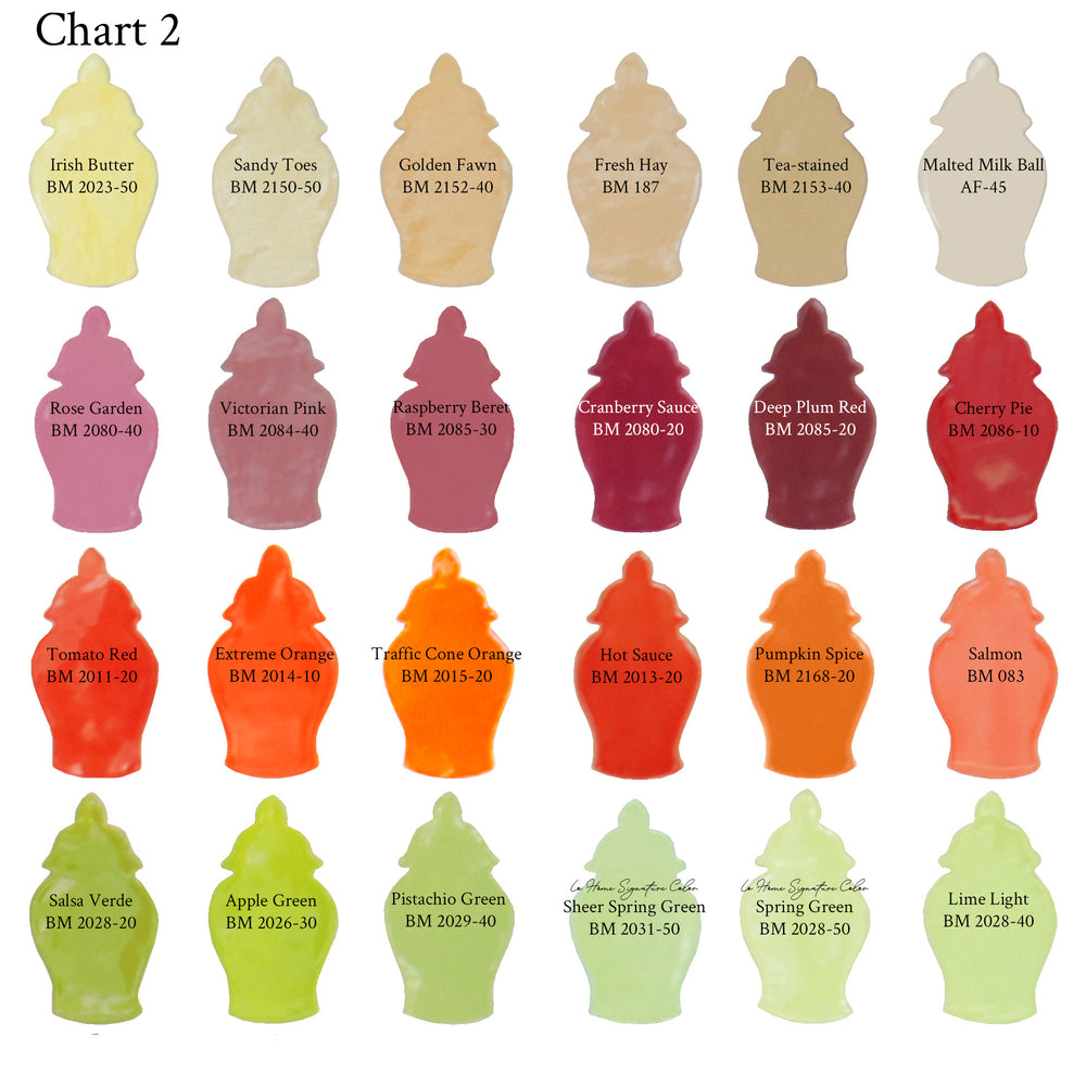 Custom Color Laurel Monogram Ginger Jars