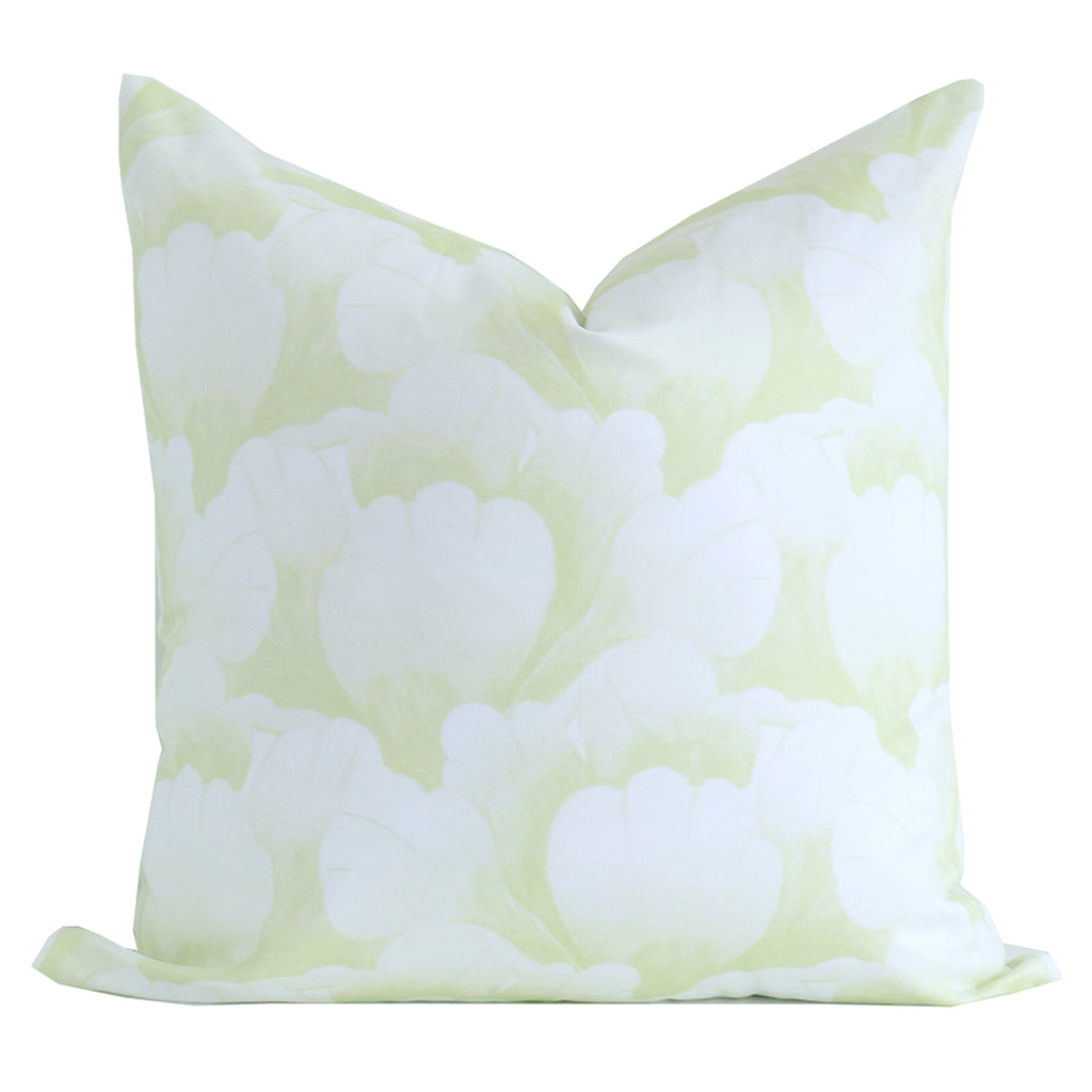 Colorful Hydrangea Yellow Floral Throw Pillow Cover