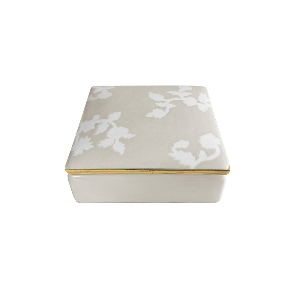 Chinoiserie Dreams Box with 22K Gold Accent