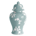 Chinoiserie Dreams Ginger Jars in Lambs Ear Blue