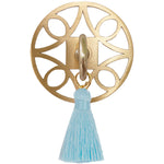 Large Regency Brass Tassel Drawer Pull- Choose your color