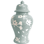 Sakura Ginger Jars in Lamb's Ear Blue