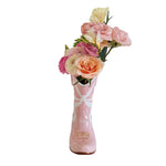 Lo Home x Petite Paloma Cowgirl Boot Vase- Claire Bow in Pink