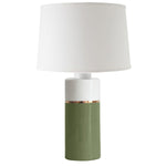 Moss Green Color Block Column Lamp