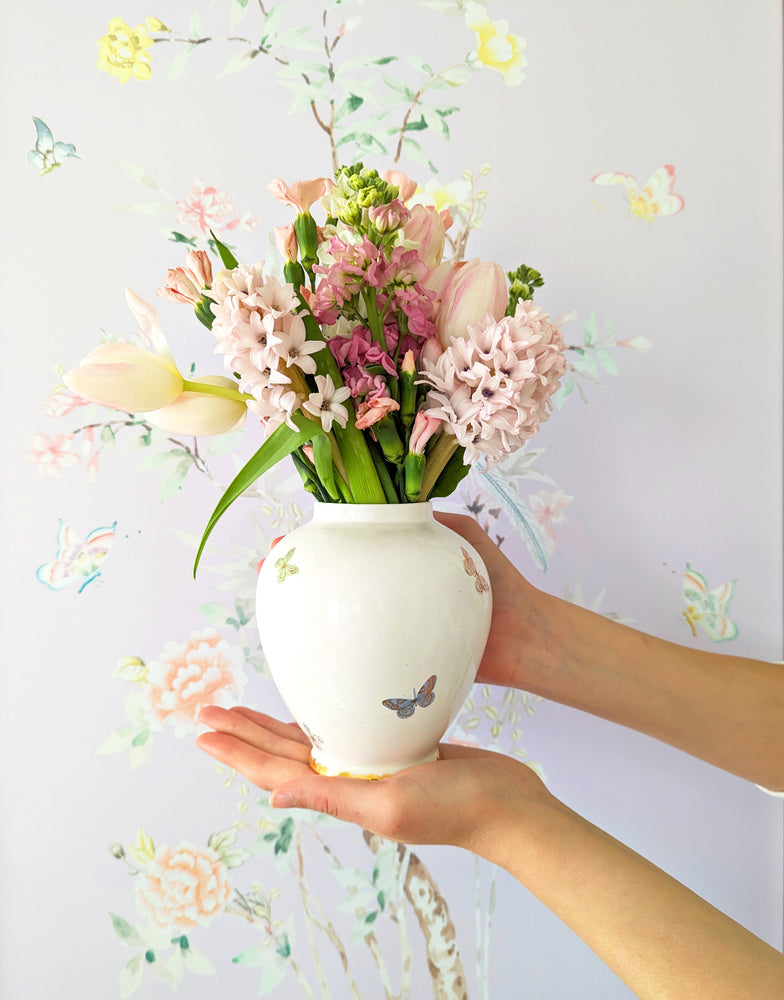 Gilded Butterflies Ginger Jars