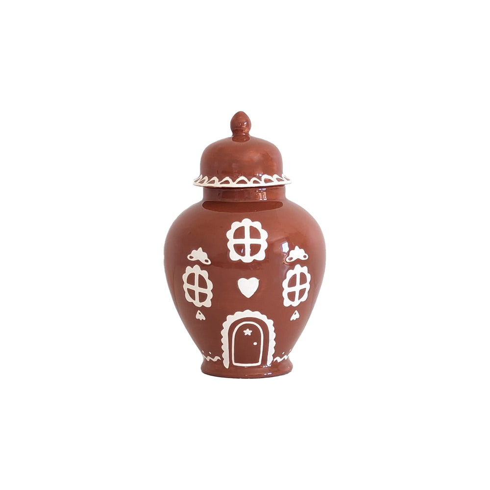 Gingerbread House Ginger Jars