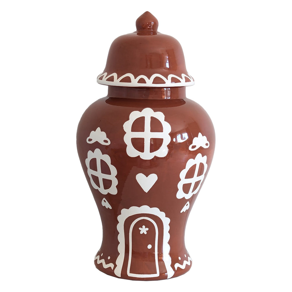 Gingerbread House Ginger Jars