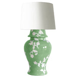 Chinoiserie Dreams Ginger Jar Lamp in Cabbage Patch