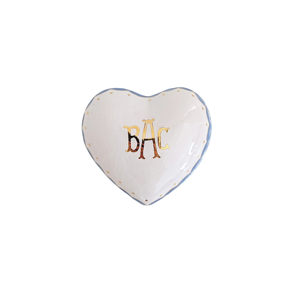 Monogrammed Heart Box