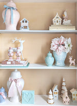 Deck the Halls Ginger Jars in Hydrangea Light Blue