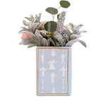 Christmas Classics Book Vase- A Christmas Carol in Hydrangea Light Blue