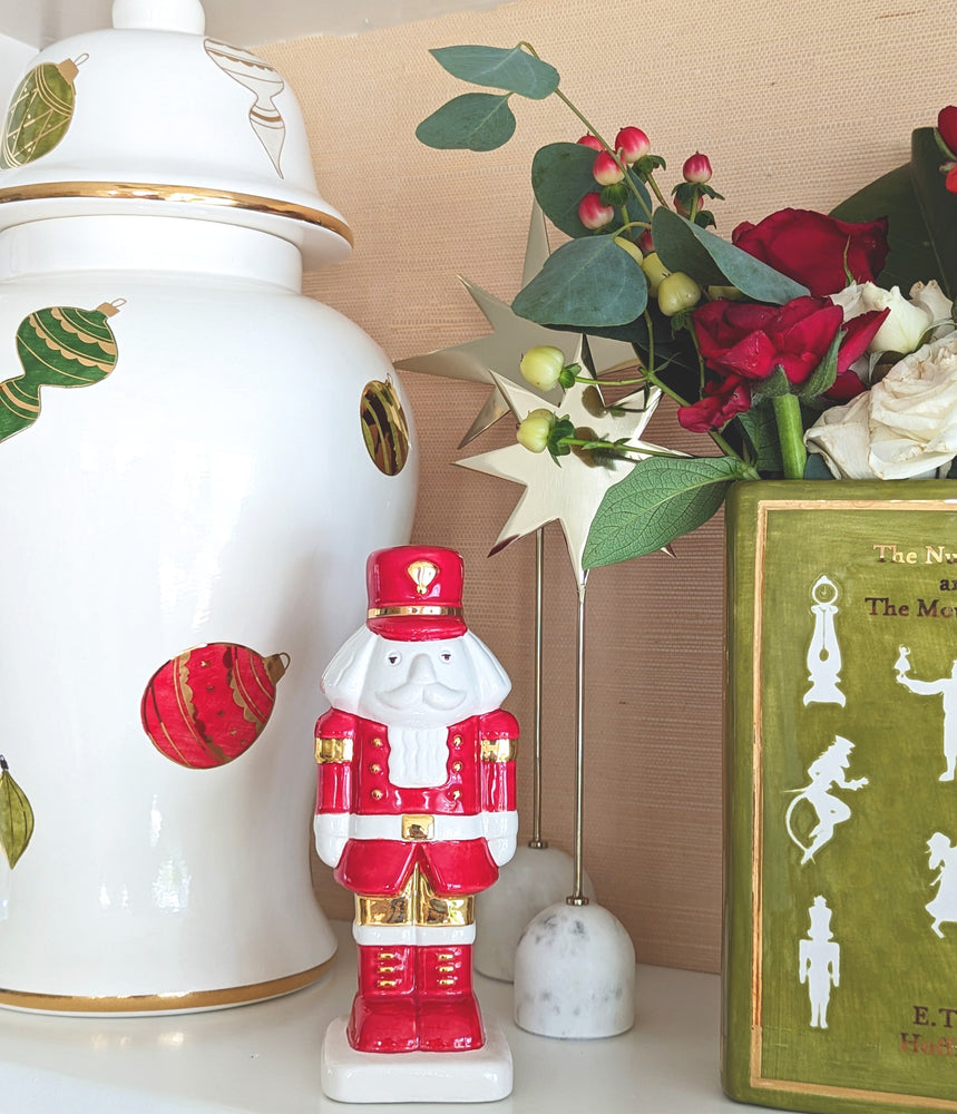 Classic Baubles Ginger Jars with 22K Gold Accents