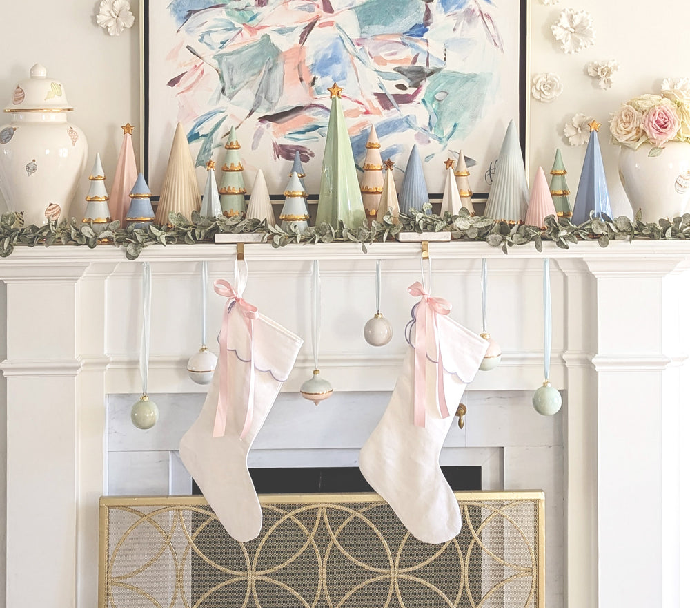 Pastel Baubles Ginger Jars with 22K Gold Accents