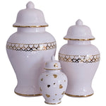 "Hearts of Gold" Limited Edition Ginger Jars in Light Lavender