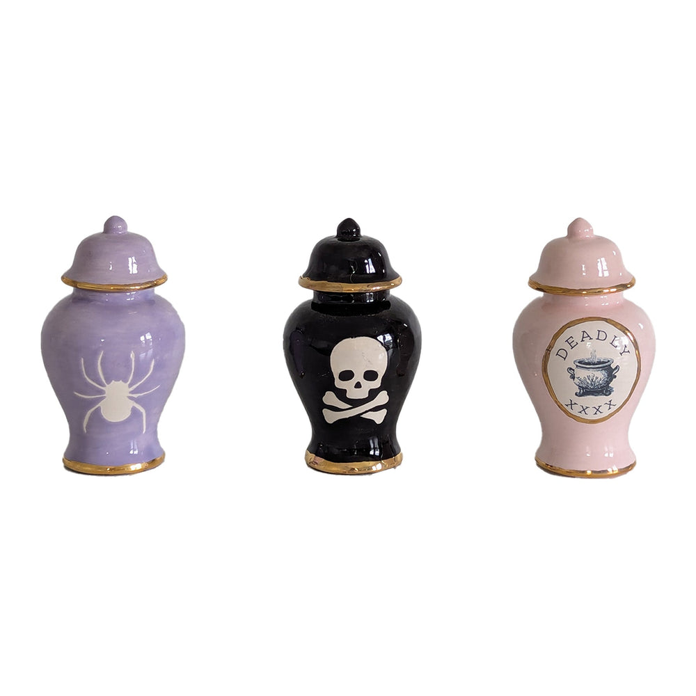 Mini Ginger Jars- Halloween Edition