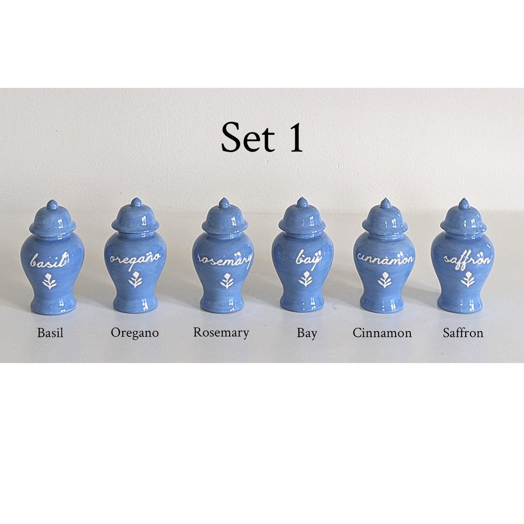 Spice Jar Set 1 - Cabbage Patch Green