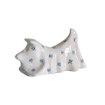 Vintage Floral Bedsheet Ghost- Dog