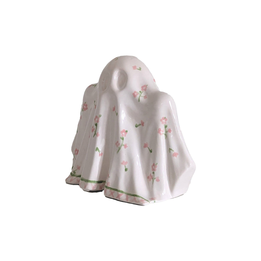 Vintage Floral Bedsheet Ghost