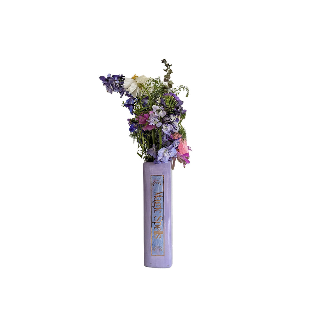 Spell Book Vase in Cool Tones