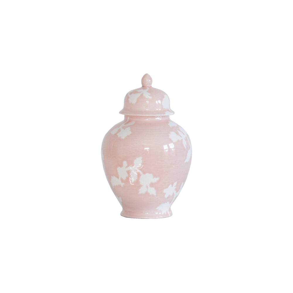 Chinoiserie Dreams Ginger Jars in Cherry Blossom Pink