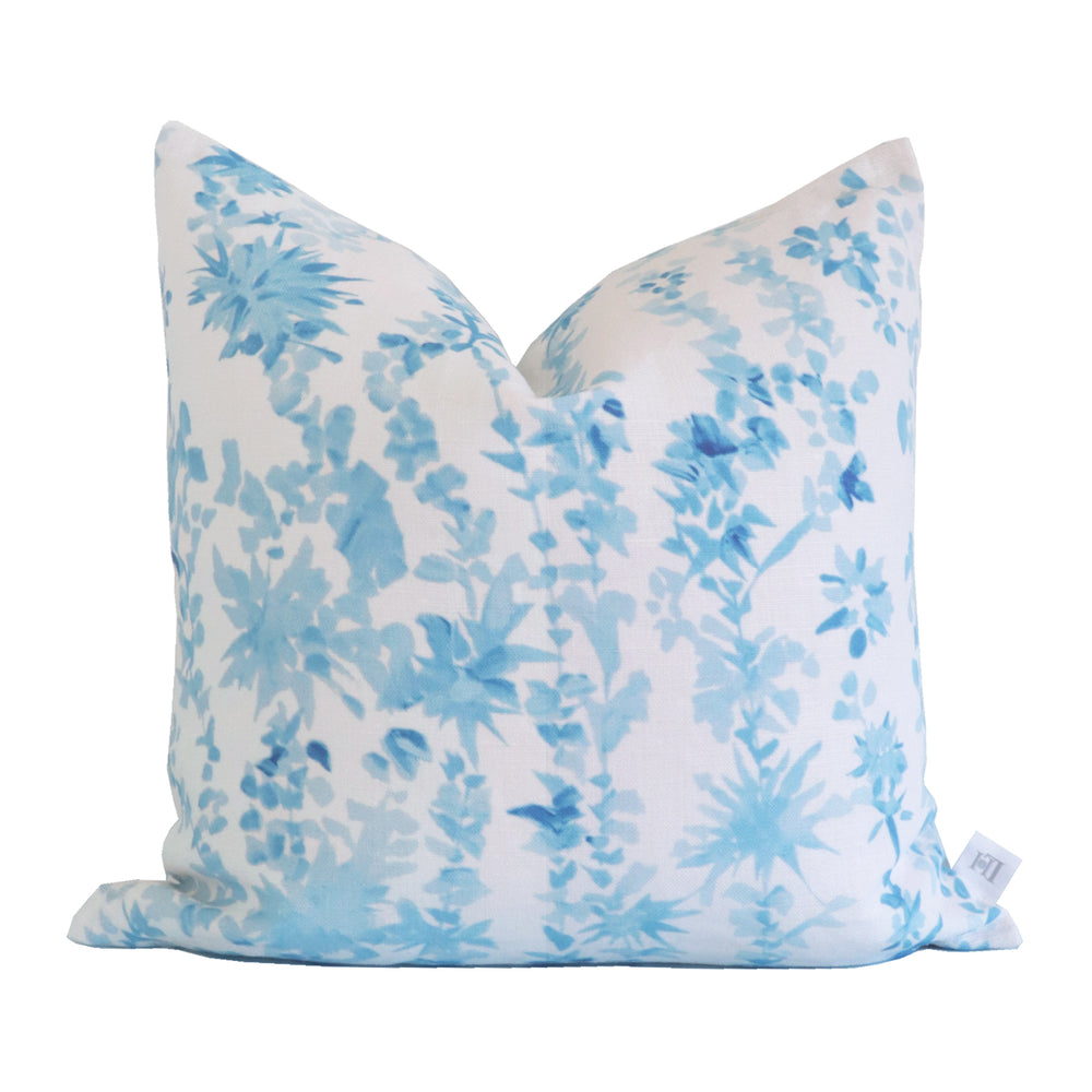 "Aster" in Blue Pillow Cover for Lo Home x Junior Sandler