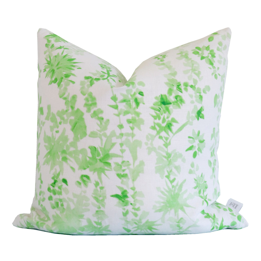 "Aster" in Green Pillow Cover for Lo Home x Junior Sandler