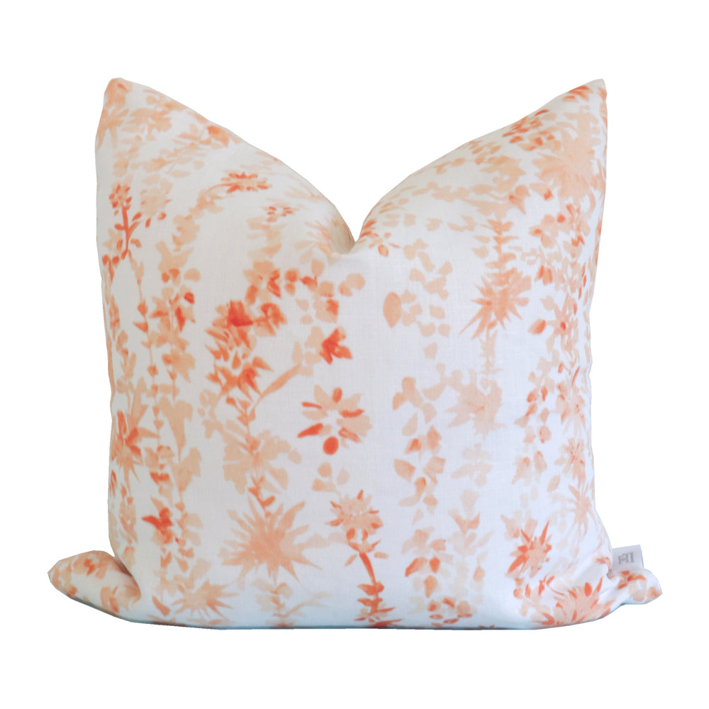 "Aster" in Orange Pillow Cover for Lo Home x Junior Sandler