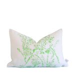 "Lantana" in Green Pillow Cover for Lo Home x Junior Sandler