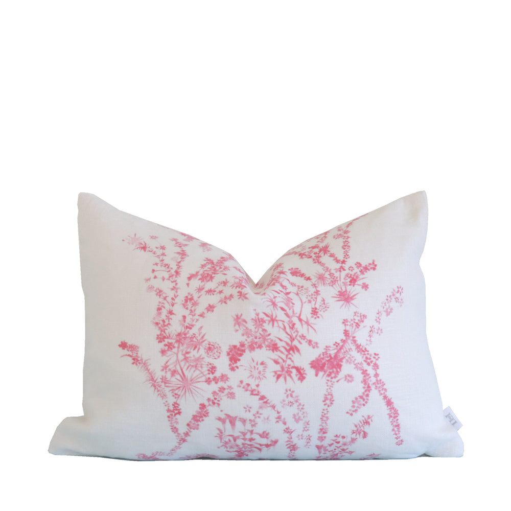 "Lantana" in Pink Pillow Cover for Lo Home x Junior Sandler