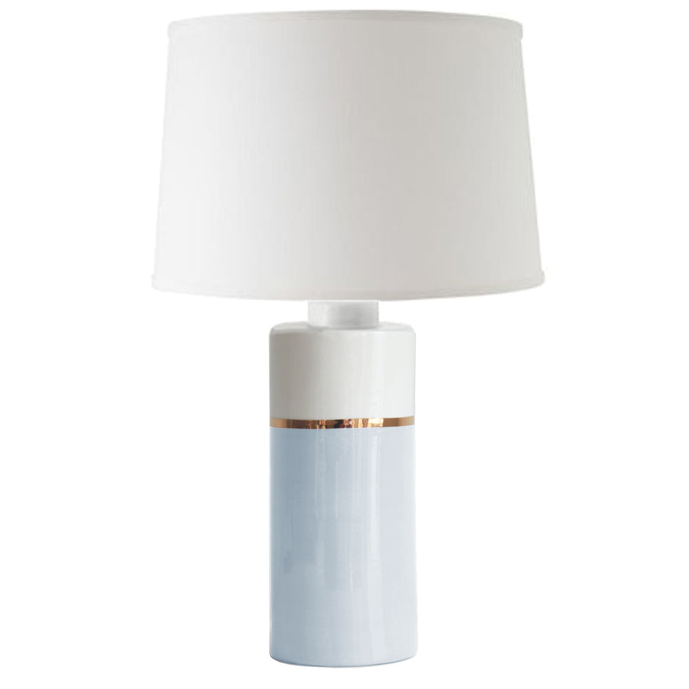 Hydrangea Light Blue Color Block Column Lamp