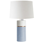 Serenity Blue Color Block Column Lamp