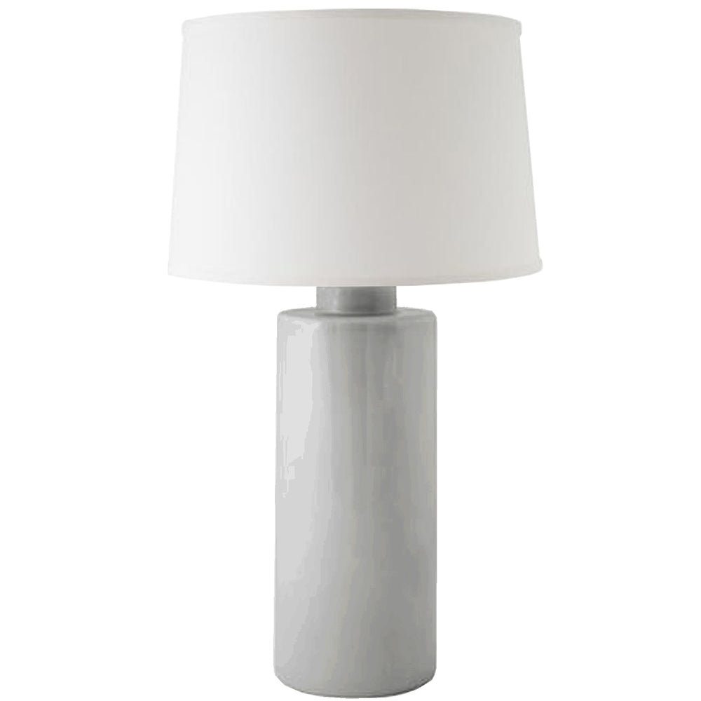 Light Gray Solid Column Lamp