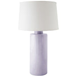 Light Lavender Solid Column Lamp