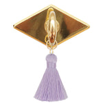 Diamond Brass Tassel Drawer Pull- Choose your color