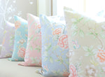 "Chinoiserie Garden" Pillow Cover by Lo Home x Tashi Tsering in Blush