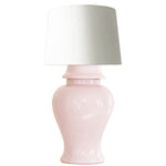 Cherry Blossom Light Pink Ginger Jar Lamp