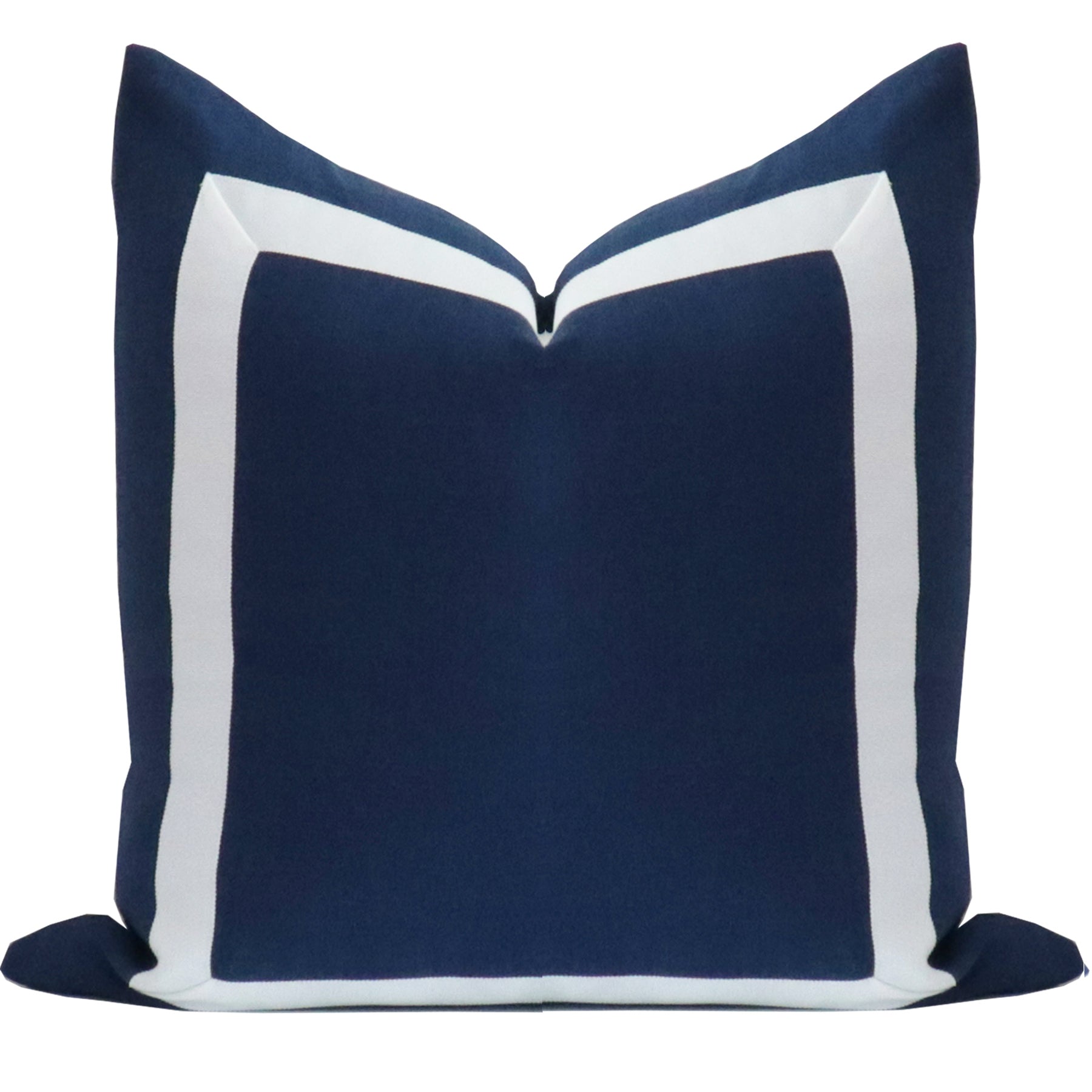 Long Lumbar Pillow, Blue Lumbar Pillow, Lumbar Throw Pillow Cover, BLUE  Linen Lumbar Pillow, Fringe Style Pillow, COVER ONLY 