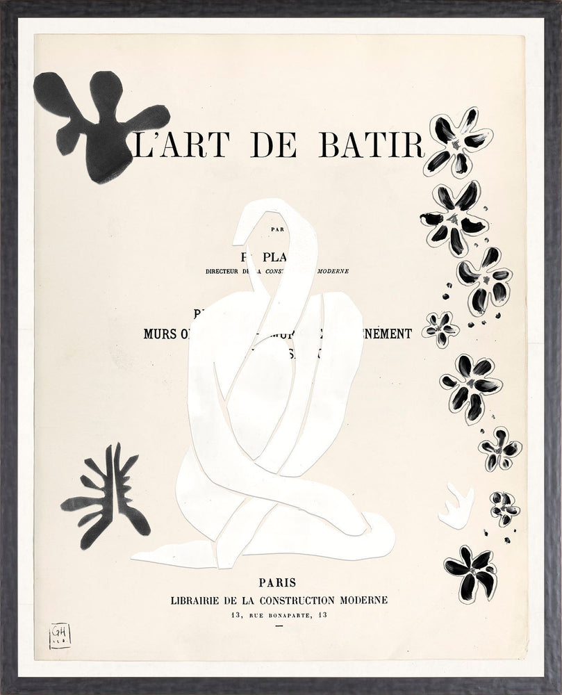 Parisian Page Print 9- Flower Girl White