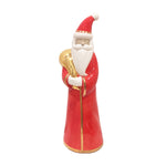 Holiday Red Santa with 22K Gold Accents