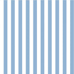 "The Perfect Stripe" Wallpaper in French Blue