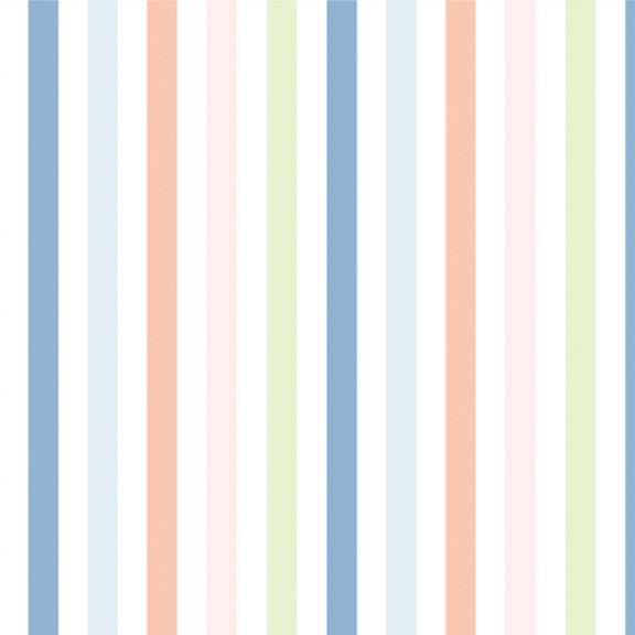 "The Perfect Stripe" Wallpaper in "Seaside"