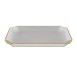Solid Trays with Gold Accent